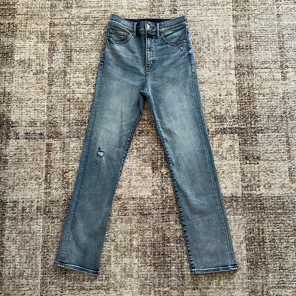 Express High Waisted '90s Slim Jeans (6)